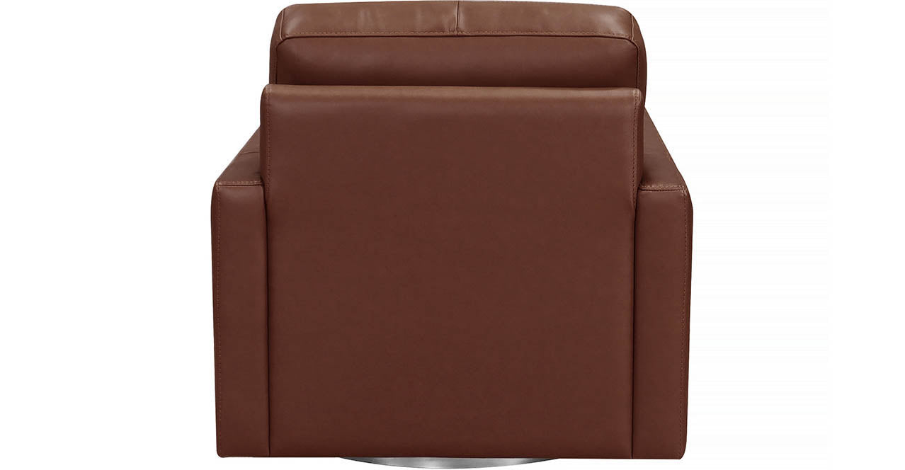 Ashby Swivel Leather Chair
